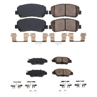PowerStop® - Z17 Evolution Plus™ Ceramic Front and Rear Disc Brake Pad Set
