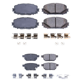 PowerStop® - Z17 Evolution Plus™ Ceramic Front and Rear Disc Brake Pad Set