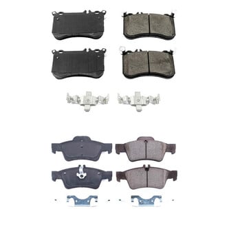 PowerStop® - Z17 Evolution Plus™ Ceramic Front and Rear Disc Brake Pad Set
