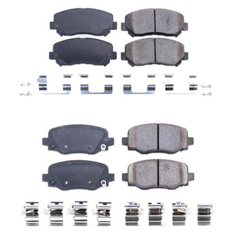 PowerStop® - Z17 Evolution Plus™ Ceramic Front and Rear Disc Brake Pad Set