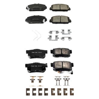 PowerStop® - Z17 Evolution Plus™ Ceramic Front and Rear Disc Brake Pad Set