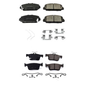 PowerStop® - Z17 Evolution Plus™ Ceramic Front and Rear Disc Brake Pad Set