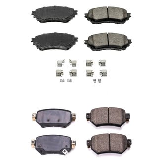 PowerStop® - Z17 Evolution Plus™ Ceramic Front and Rear Disc Brake Pad Set