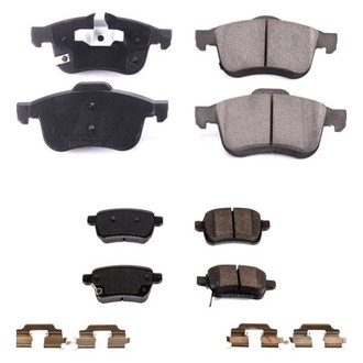 PowerStop® - Z17 Evolution Plus™ Ceramic Front and Rear Disc Brake Pad Set