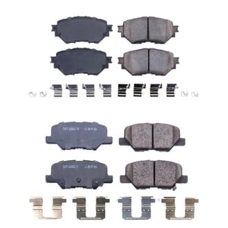 PowerStop® - Z17 Evolution Plus™ Ceramic Front and Rear Disc Brake Pad Set