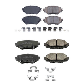 PowerStop® - Z17 Evolution Plus™ Ceramic Front and Rear Disc Brake Pad Set