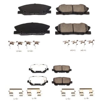PowerStop® - Z17 Evolution Plus™ Ceramic Front and Rear Disc Brake Pad Set