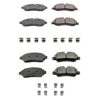 PowerStop® - Z17 Evolution Plus™ Ceramic Front and Rear Disc Brake Pad Set