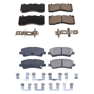 PowerStop® - Z17 Evolution Plus™ Ceramic Front and Rear Disc Brake Pad Set