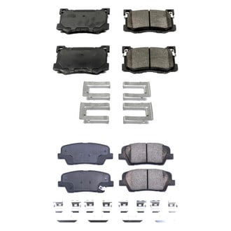 PowerStop® - Z17 Evolution Plus™ Ceramic Front and Rear Disc Brake Pad Set