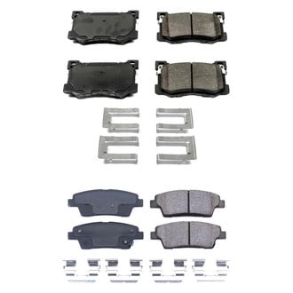 PowerStop® - Z17 Evolution Plus™ Ceramic Front and Rear Disc Brake Pad Set