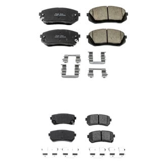 PowerStop® - Z17 Evolution Plus™ Ceramic Front and Rear Disc Brake Pad Set