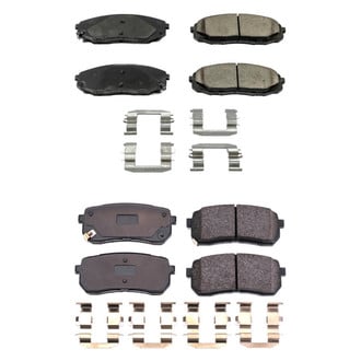 PowerStop® - Z17 Evolution Plus™ Ceramic Front and Rear Disc Brake Pad Set