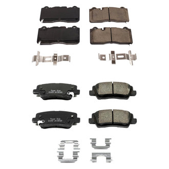 PowerStop® - Z17 Evolution Plus™ Ceramic Front and Rear Disc Brake Pad Set