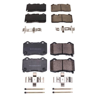 PowerStop® - Z17 Evolution Plus™ Ceramic Front and Rear Disc Brake Pad Set