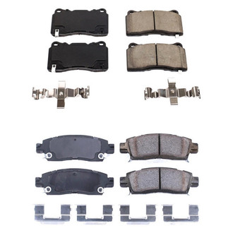 PowerStop® - Z17 Evolution Plus™ Ceramic Front and Rear Disc Brake Pad Set