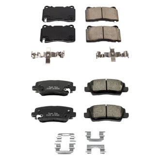 PowerStop® - Z17 Evolution Plus™ Ceramic Front and Rear Disc Brake Pad Set