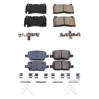PowerStop® - Z17 Evolution Plus™ Ceramic Front and Rear Disc Brake Pad Set