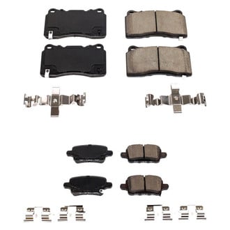 PowerStop® - Z17 Evolution Plus™ Ceramic Front and Rear Disc Brake Pad Set