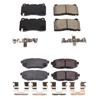 PowerStop® - Z17 Evolution Plus™ Ceramic Front and Rear Disc Brake Pad Set