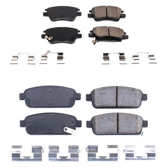 PowerStop® - Z17 Evolution Plus™ Ceramic Front and Rear Disc Brake Pad Set