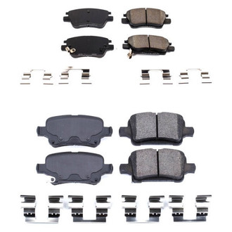 PowerStop® - Z17 Evolution Plus™ Ceramic Front and Rear Disc Brake Pad Set