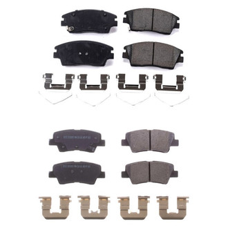 PowerStop® - Z17 Evolution Plus™ Ceramic Front and Rear Disc Brake Pad Set