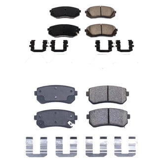 PowerStop® - Z17 Evolution Plus™ Ceramic Front and Rear Disc Brake Pad Set