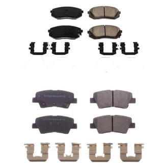PowerStop® - Z17 Evolution Plus™ Ceramic Front and Rear Disc Brake Pad Set