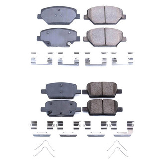 PowerStop® - Z17 Evolution Plus™ Ceramic Front and Rear Disc Brake Pad Set