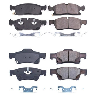 PowerStop® - Z17 Evolution Plus™ Ceramic Front and Rear Disc Brake Pad Set
