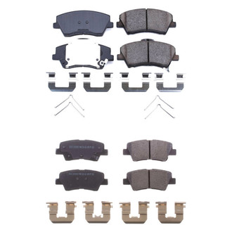PowerStop® - Z17 Evolution Plus™ Ceramic Front and Rear Disc Brake Pad Set