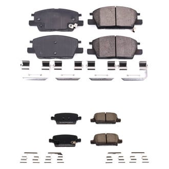 PowerStop® - Z17 Evolution Plus™ Ceramic Front and Rear Disc Brake Pad Set