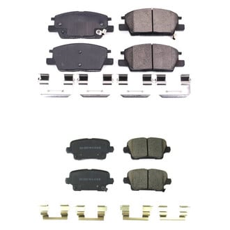 PowerStop® - Z17 Evolution Plus™ Ceramic Front and Rear Disc Brake Pad Set