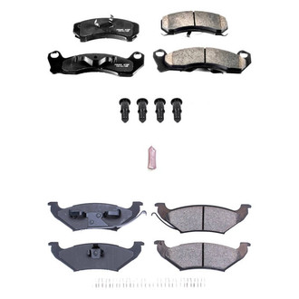 PowerStop® - Z17 Evolution Plus™ Ceramic Front and Rear Disc Brake Pad Set