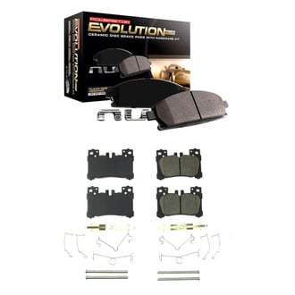 PowerStop® - Z17 Evolution Plus™ Ceramic Front and Rear Disc Brake Pad Set