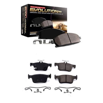 PowerStop® - Z17 Evolution Plus™ Ceramic Front and Rear Disc Brake Pad Set
