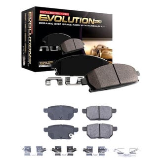 PowerStop® - Z17 Evolution Plus™ Ceramic Front and Rear Disc Brake Pad Set