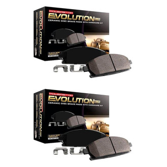 PowerStop® - Z17 Evolution Plus™ Ceramic Front and Rear Disc Brake Pad Set
