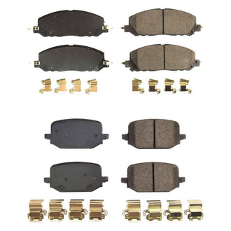 PowerStop® - Z17 Evolution Plus™ Ceramic Front and Rear Disc Brake Pad Set