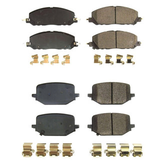PowerStop® - Z17 Evolution Plus™ Ceramic Front and Rear Disc Brake Pad Set