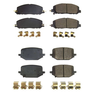 PowerStop® - Z17 Evolution Plus™ Ceramic Front and Rear Disc Brake Pad Set