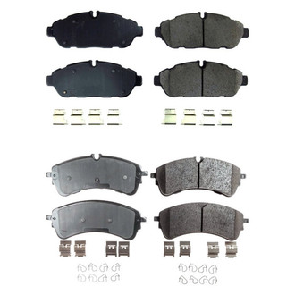 PowerStop® - Z17 Evolution Plus™ Ceramic Front and Rear Disc Brake Pad Set