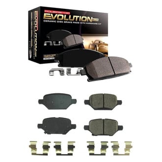 PowerStop® - Z17 Evolution Plus™ Ceramic Front and Rear Disc Brake Pad Set