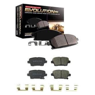 PowerStop® - Z17 Evolution Plus™ Ceramic Front and Rear Disc Brake Pad Set