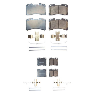 PowerStop® - Z17 Evolution Plus™ Ceramic Front and Rear Disc Brake Pad Set