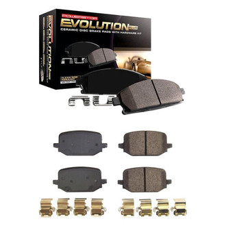 PowerStop® - Z17 Evolution Plus™ Ceramic Front and Rear Disc Brake Pad Set