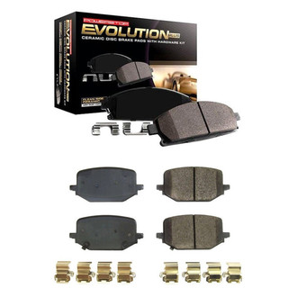 PowerStop® - Z17 Evolution Plus™ Ceramic Front and Rear Disc Brake Pad Set
