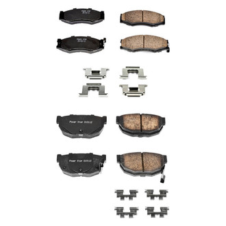 PowerStop® - Z17 Evolution Plus™ Ceramic Front and Rear Disc Brake Pad Set