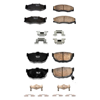 PowerStop® - Z17 Evolution Plus™ Ceramic Front and Rear Disc Brake Pad Set